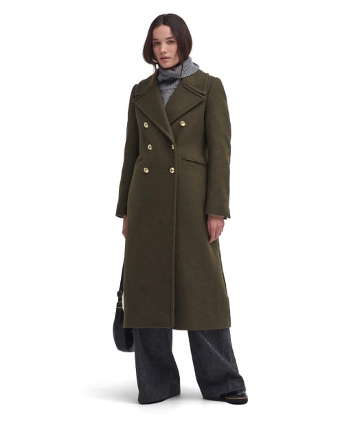 Barbour Reva Wool Military Coat