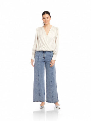 Ines Drape Front Top