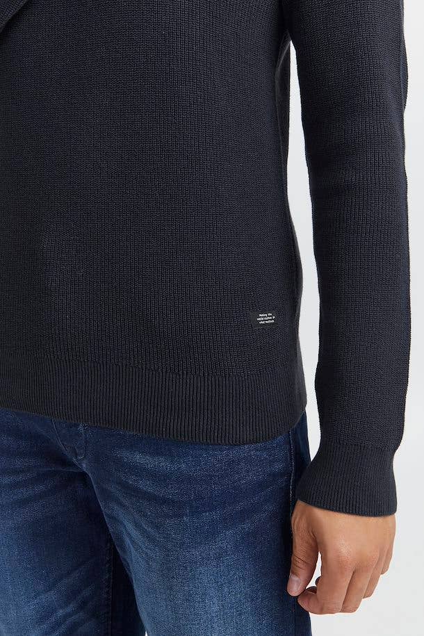 Codford Cotton Crewneck Sweater - Dress Blues