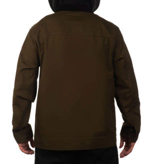 Survivalist Duck Canvas Jacket: ARMY GREEN / 2X