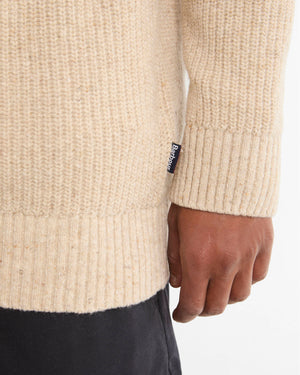 Barbour Essentials Fleck Shawl Neck Sweater
