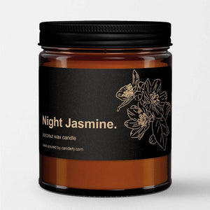 Night Jasmine Scented Candle - 1 Wick