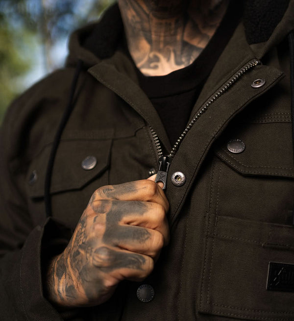 Piston Duck Canvas Jkt: DARK SHADOW / L