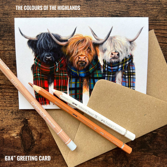 The Colours of The Highlands Greeting Card