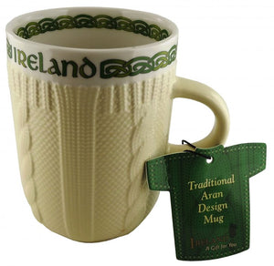 Aran Style Mug - Cream