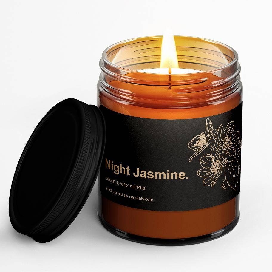 Night Jasmine Scented Candle - 1 Wick