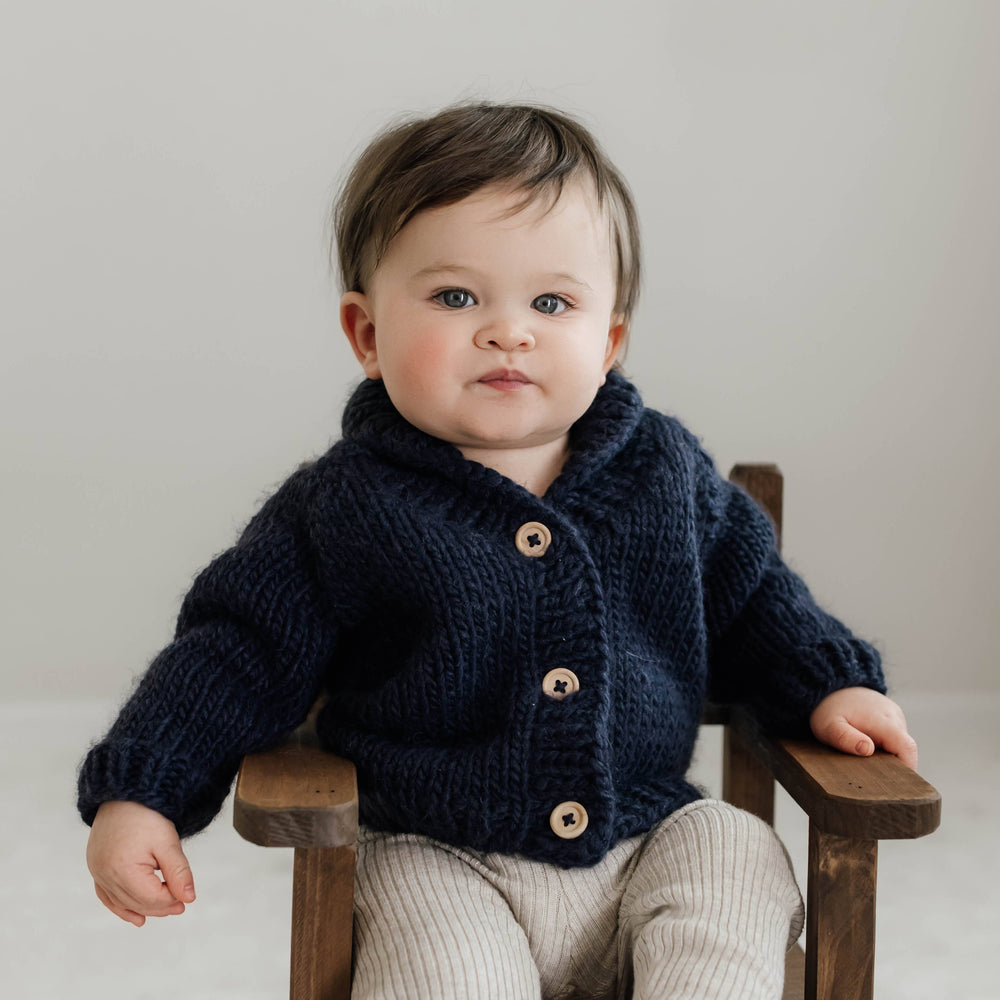 Shawl Collar Cardigan Sweater for Baby & Toddler