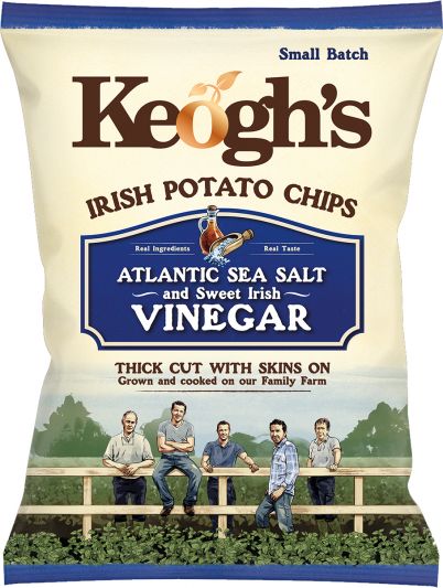 Keogh's Atlantic Sea Salt & Sweet Irish Vinegar Crisps