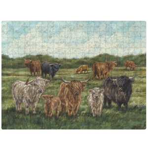 Highland Cows Puzzle - 500 Pieces