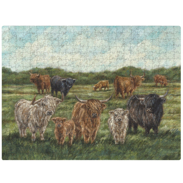 Highland Cows Puzzle - 500 Pieces