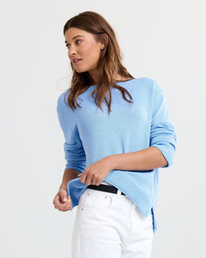 Everyday Cotton Crew: Hampton - Blue