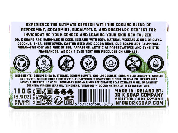 Dr K's Irish Handmade Soaps, All Natural: Cool Mint
