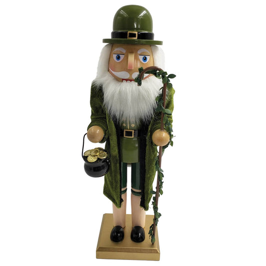 14" Leprechaun Nutcracker