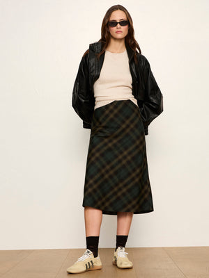 Favorite Plaid Slip Skirt