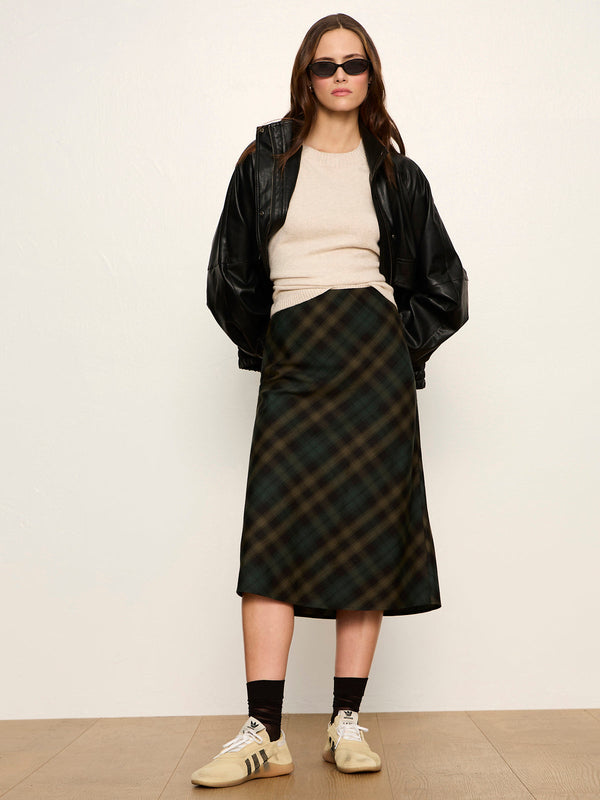 Favorite Plaid Slip Skirt