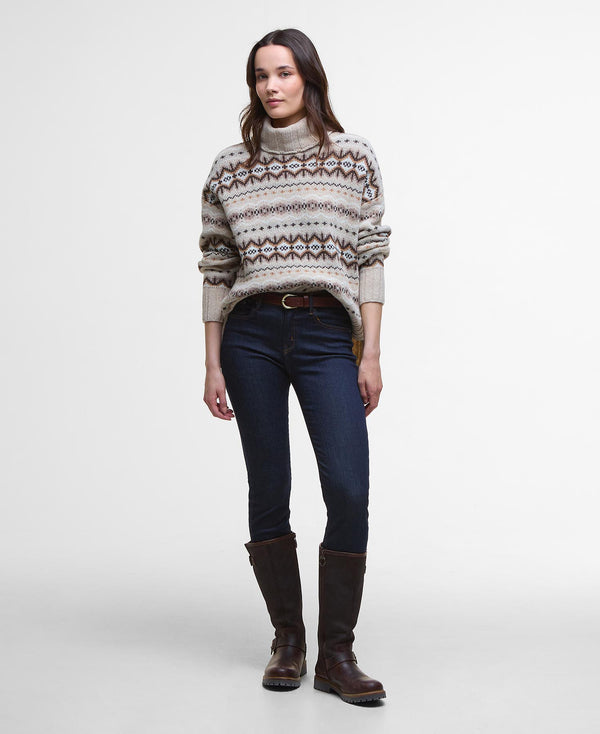 Barbour Helen Fairisle Turtle Neck Sweater