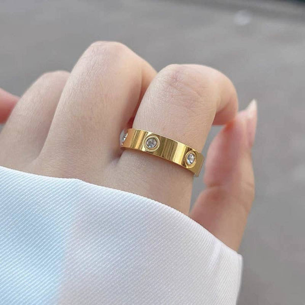 WS-Carter Ring: Yellow Gold / 6