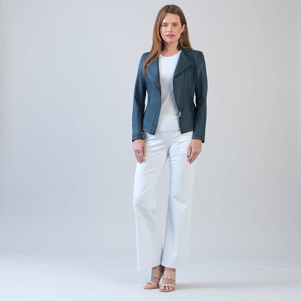 JK161 - Liquid Leather ™ Signature Jacket: Navy / S