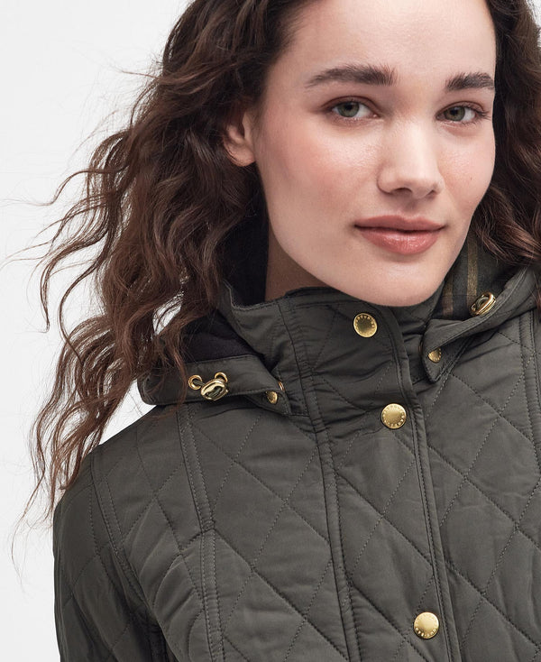 Barbour Millfire Quilted Jacket - Olive/Classic