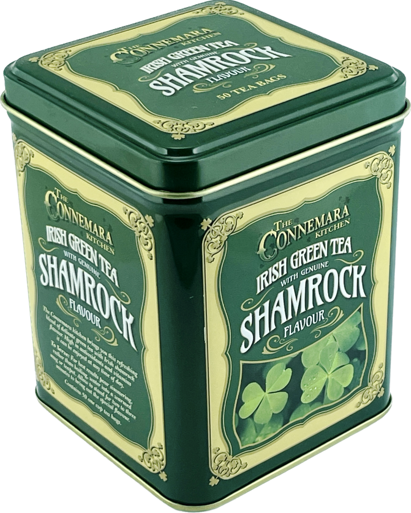 Connemara Kitchen Irish Green Tea w/ Shamrock Flavour Tea Tin
