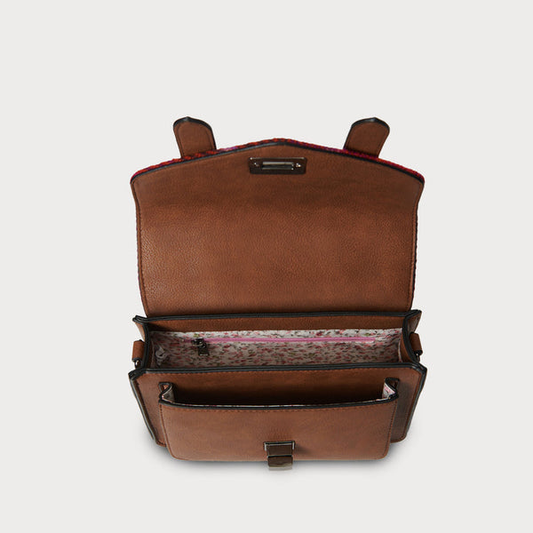 The Mini Satchel - Fuchsia Tartan
