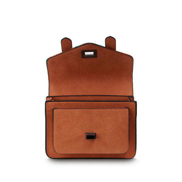 The Mini Satchel - Fuchsia Tartan