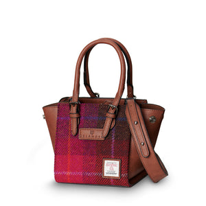 The Mini Callie Tote - Fuchsia Tartan