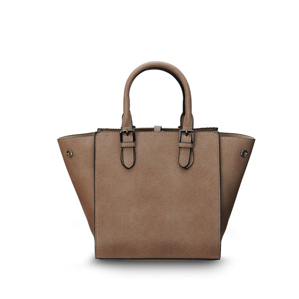 The Medium Callie Tote - Chestnut Tartan