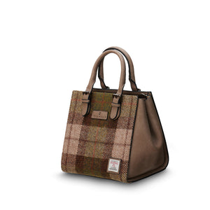 The Medium Callie Tote - Chestnut Tartan