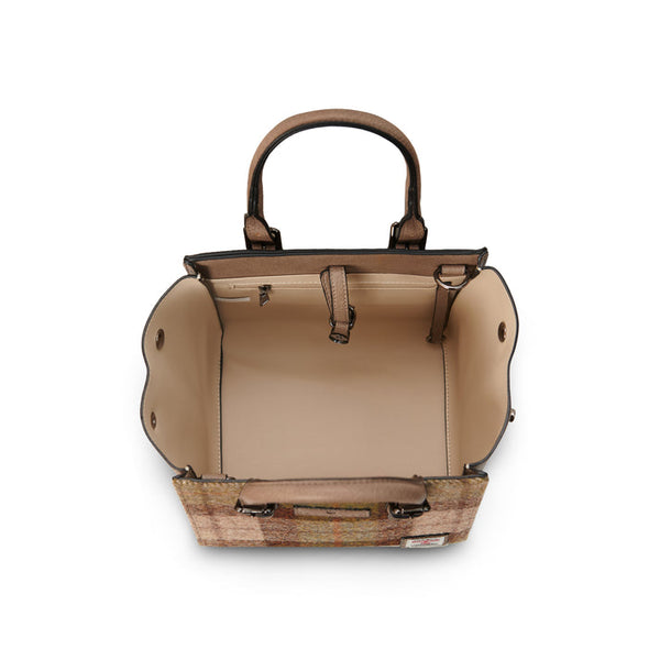 The Medium Callie Tote - Chestnut Tartan