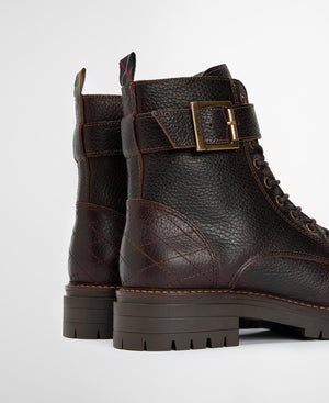 Barbour Heidi Lace Up Boot - Brown