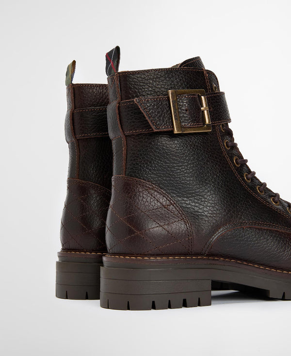 Barbour Heidi Lace Up Boot - Brown