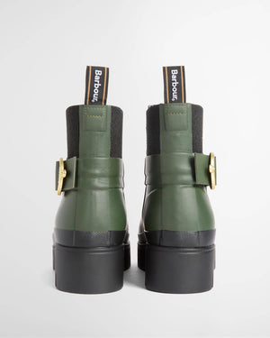 Barbour Hepburn Ankle Welly - Olive/Black
