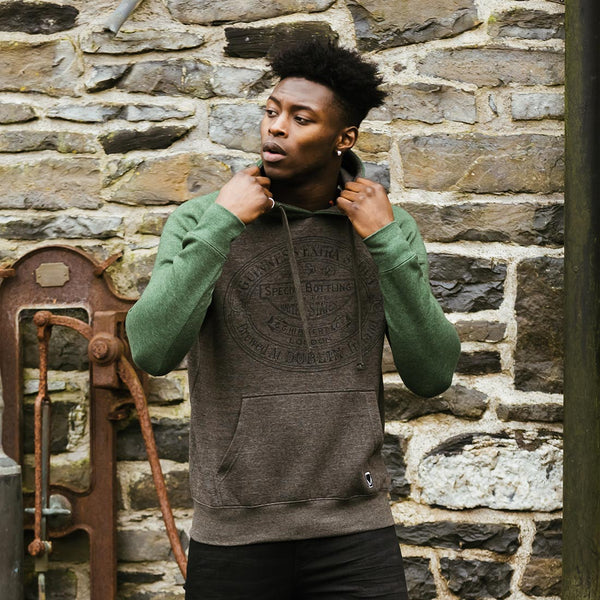 Guinness Grey & Green Hoodie