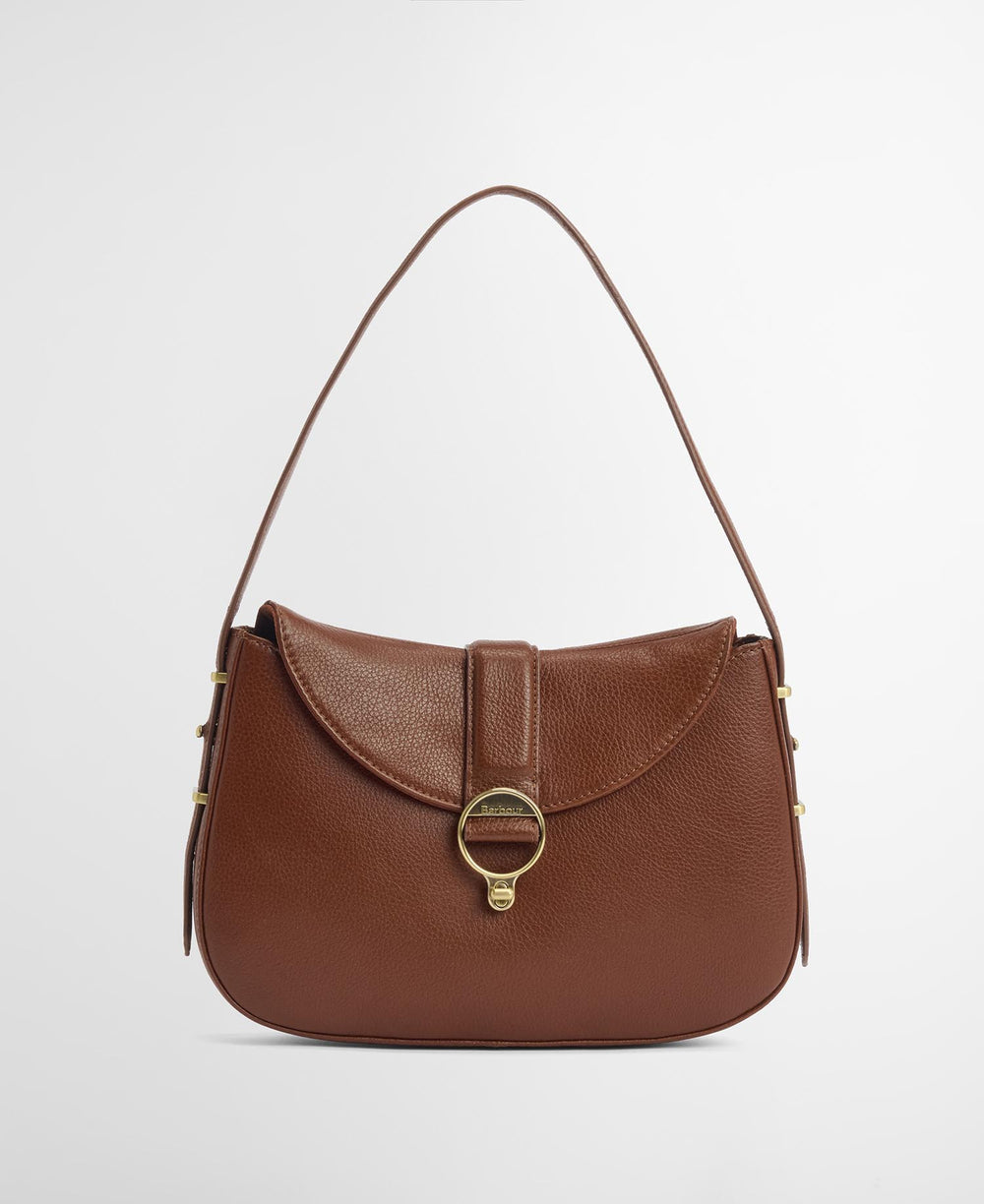 Barbour Alder Leather Sling Bag - Brown