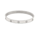 WS- Diamond Bangle: Gold