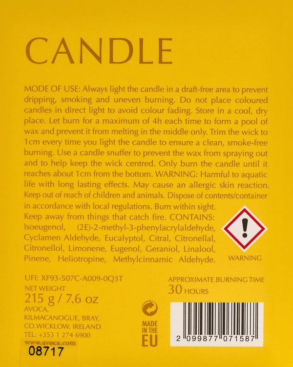 Avoca First Light Scented Candle
