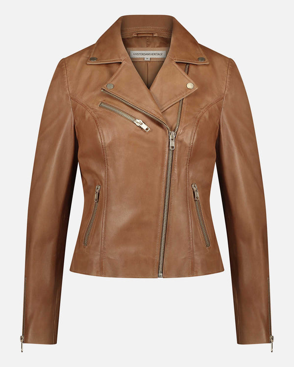 Phoenix Leather Moto Jacket
