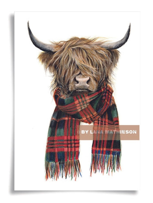 14" x 11" Highland Hipster Print