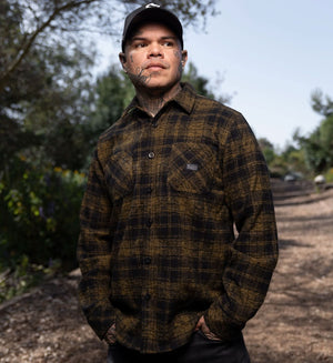 Stratton Flannel: BLACK / XL