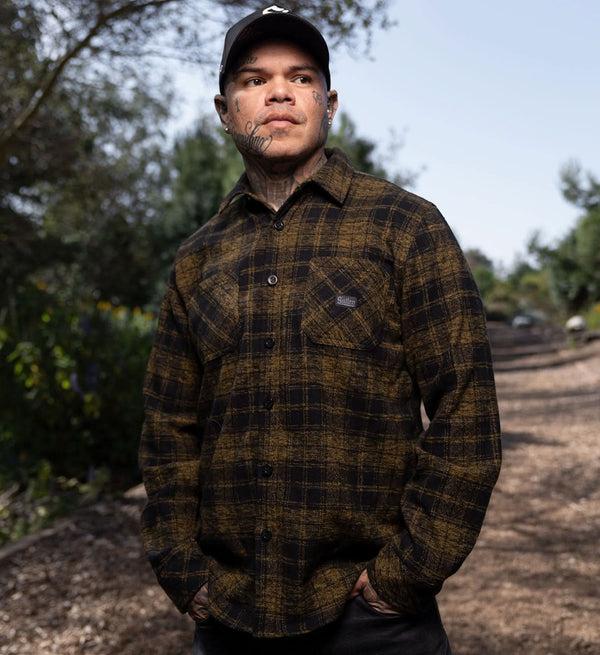 Stratton Flannel: BLACK / XL