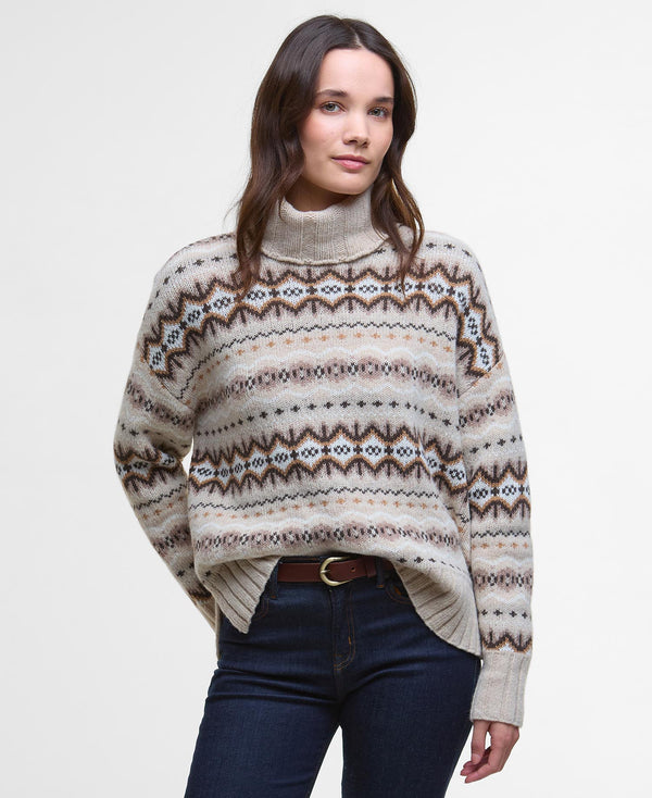 Barbour Helen Fairisle Turtle Neck Sweater