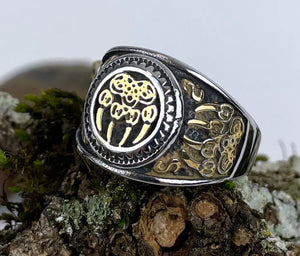 Claw of the Bear of Strength with Gold Detail Ring