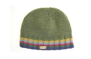 Ribbed Pull On Cap - Green