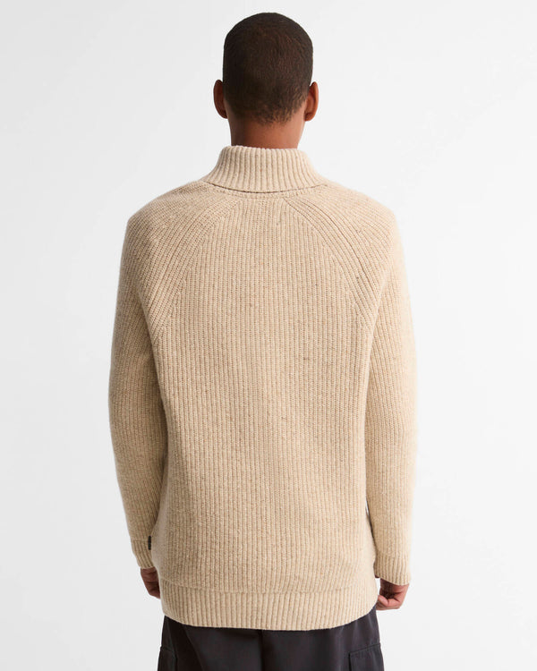 Barbour Essentials Fleck Shawl Neck Sweater