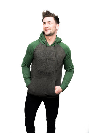 Guinness Grey & Green Hoodie