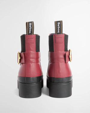 Barbour Hepburn Ankle Welly - Cranberry Red