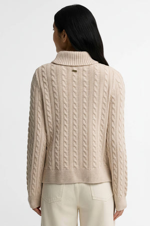 Barbour Ambleside Cable Knit Rollneck Jumper