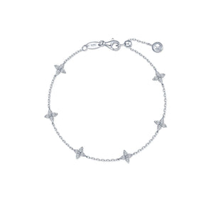 Trillium Station Bracelet - Silver