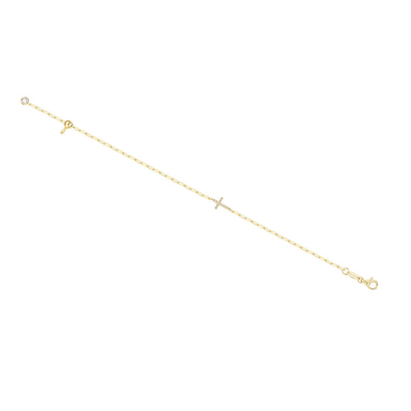 Thread Of Faith Bracelet - Gold